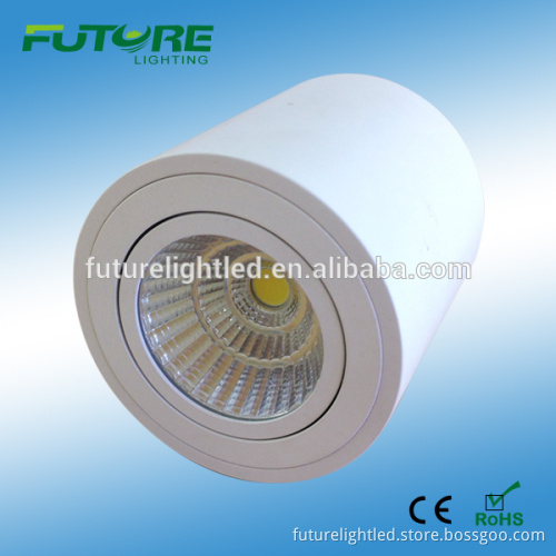 9W surface mounted dimmable COB led ceiling downlight